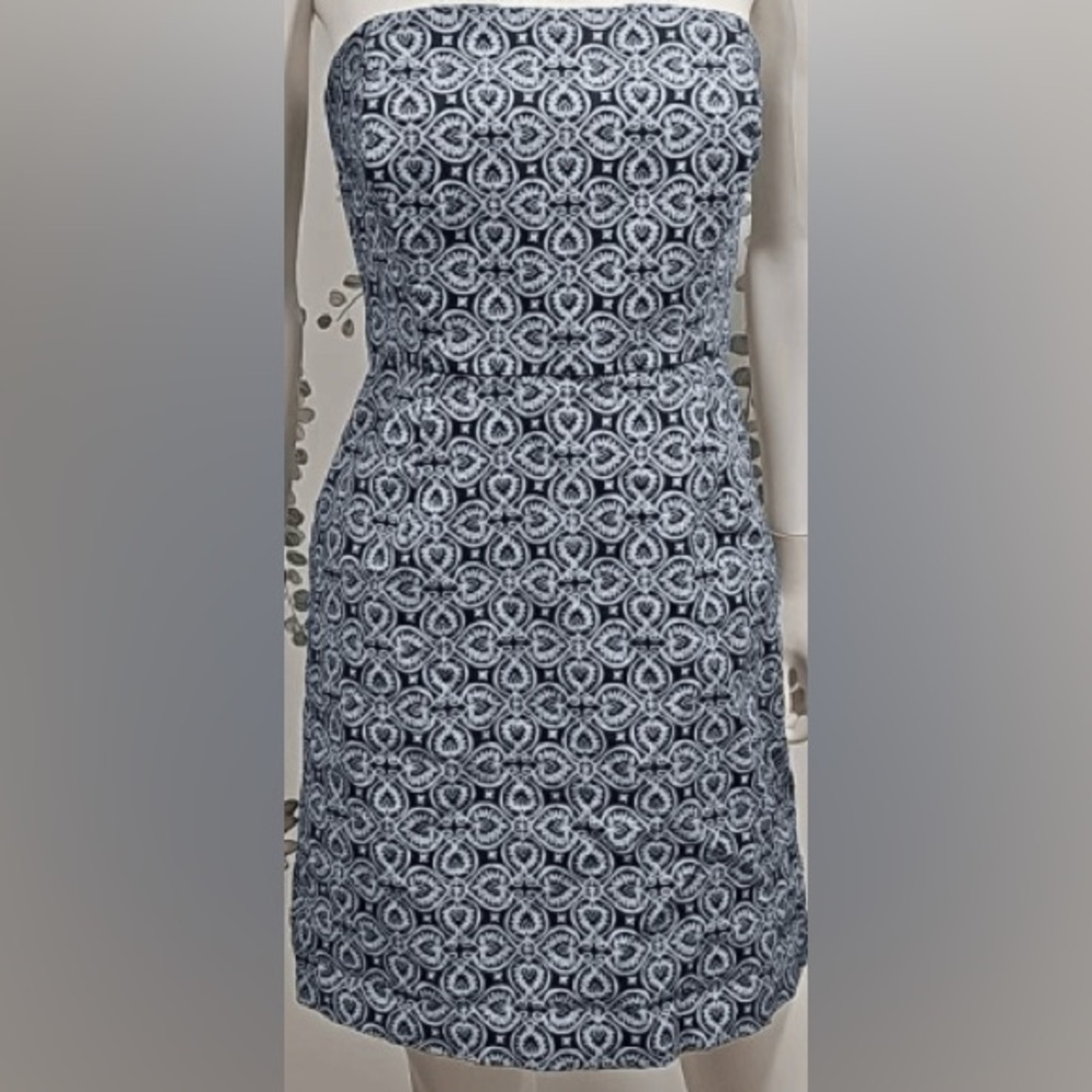 Vineyard Vines Strapless Pasley Mini Dress
